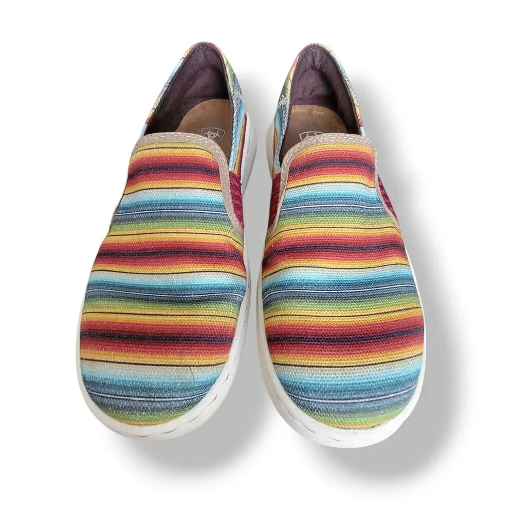 Ariat Ryder Old Muted Serape Shoe Women's Loafer Slip On Size 6B Coastal Cowgirl